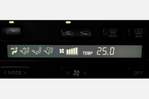 black LCD screen for Toyota Soarer climate control